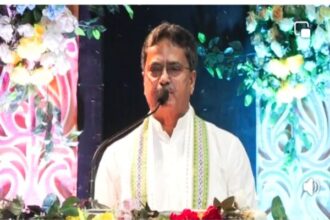 tripura cm inaugurates lays foundation stones for rs 105 cr worth of development projects in gomati district