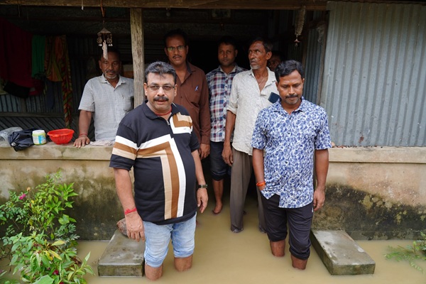 tripura mla visits rain hit villages in