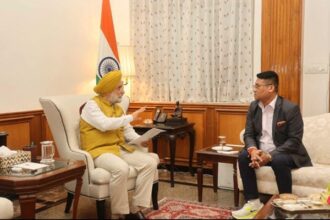 tripura tribal welfare minister urges delhi lieutenant governor for land to build tribal students hostel