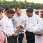 bypass to be constructed along nh08 to ease traffic congestion in udaipur pranajit inspects site