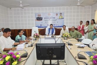 guardian minister bikash debbarma reviews development in sepahijala focus on education healthcare public services