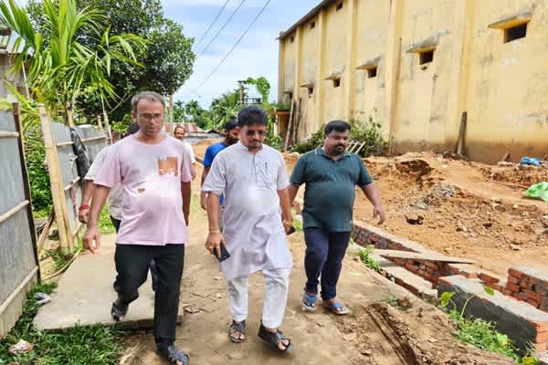 new irp project in totabari promises safe drinking water mla pinaki das choudhury reviews progress