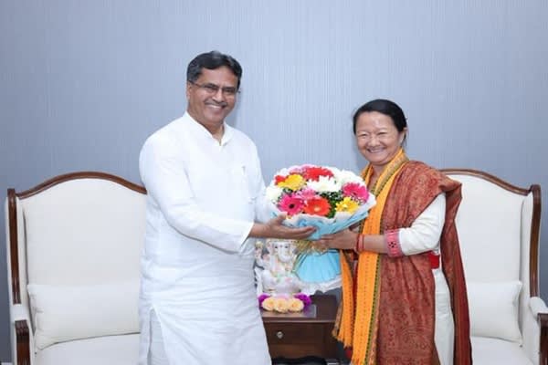 niti aayog member meets tripura cm discusses development priorities