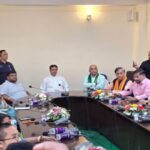 tripura cm holds organisational meeting with bjp ministers mlas