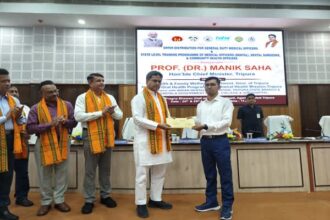 tripura cm manik saha stresses stronger healthcare system hands appointment offers to new doctors