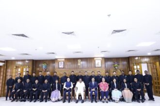 tripura governor meets 27 newly inducted civil service officers