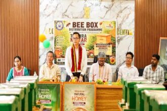 tripura nectar strengthened through bee box distribution women shgs scale up honey production