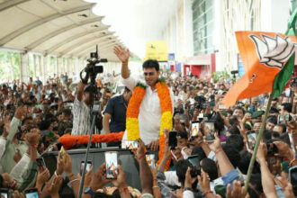 visit five households everyday to keep bjp in power forever biplab tells workers