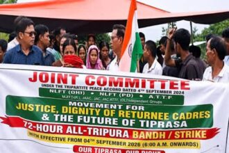 72 hour blockade heats up tripura surrendered militants warn of returning arms if demands not met