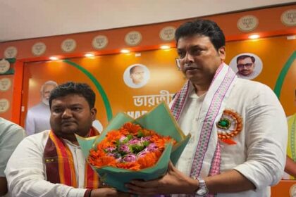biplab chairs first strategy meet in tripura after becoming bjp national general secretary