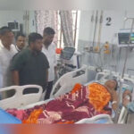 bjp chief visits hospitalised tipra motha workers injured in firing during vc polls