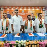 high level bjp meeting in tripura cm ex cm national leaders chart organizational roadmap