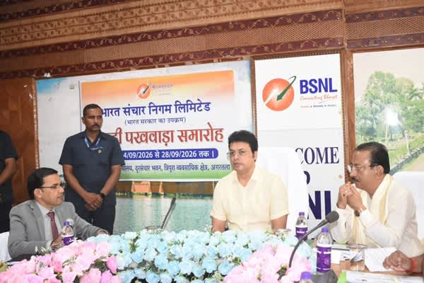 mp biplab kumar deb demands stronger bsnl network in border hill areas raises concern over 5g rollout in tripura