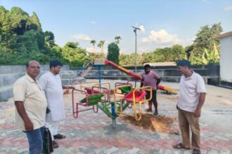 new childrens park taking shape in kalyanpur