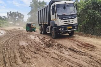 poor condition of nh leaves commuters struggling in unakoti