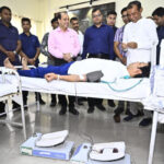prime minister modis birthday biplab donates blood at mega camp in agartala