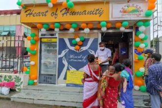 purvaudaya reopens heart of humanity outlet in radhanagar reviving free philanthropic platform for community support