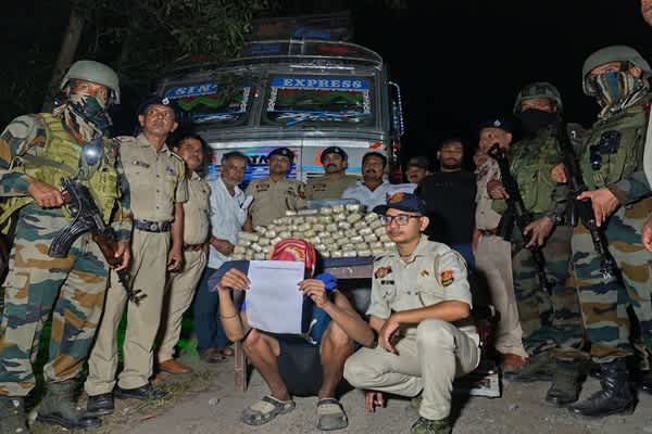 rs 40 cr worth of yaba seized in panisagar truck driver arrested in joint operation 1