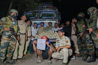 rs 40 cr worth of yaba seized in panisagar truck driver arrested in joint operation