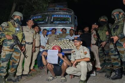 rs 40 cr worth of yaba seized in panisagar truck driver arrested in joint operation