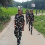 security tightened ahead of village committee elections 74 companies of crpf deployed across tripura