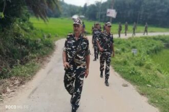 security tightened ahead of village committee elections 74 companies of crpf deployed across tripura