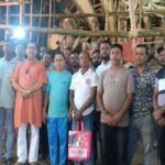 somnath temple‑inspired durga puja mandap under construction in srimantapur minister tinku roy reviews preparations