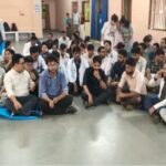 tripura resident doctors association protests over safety dignity concerns following incident at gbp hospital