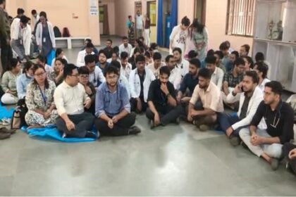 tripura resident doctors association protests over safety dignity concerns following incident at gbp hospital