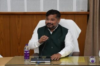tripura transport and tourism minister reviews priority projects under sasci scheme at secretariat