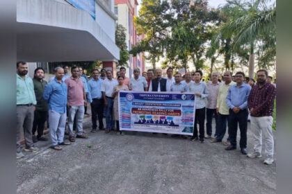 tripura university library rally seeks to put reading back on campus agenda