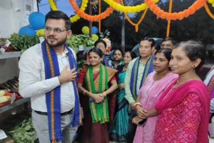 trlm supported fresh vegetable mart opened in gomati district