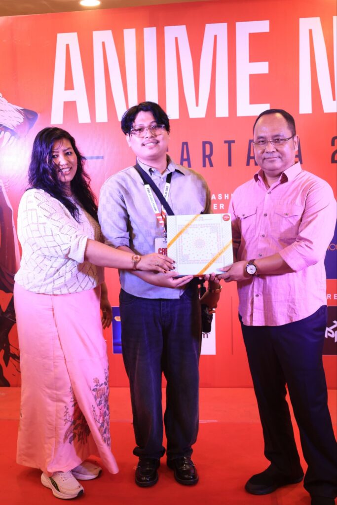 Minister Animesh Debbarma Attends Anime Night Agartala 2026, Connects with Gen Z 4 IMG 20261011 WA0356