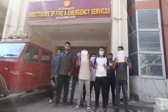 fireman aspirants renew protest demand immediate publication of recruitment results