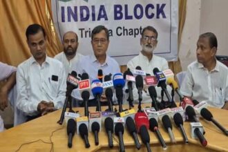india bloc to stage protest in agartala on oct 30 demands withdrawal of sir exercise removal of chief election commissioner