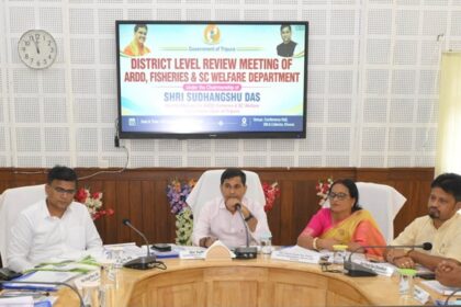 minister sudhangshu das reviews implementation of welfare schemes in khowai stresses timely delivery of benefits