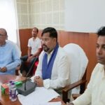 peace harmony security must define durga puja celebrations says minister sushanta chowdhury