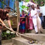 seva sankalp abhiyan mp rajib bhattacharjee leads tree plantation cleanliness drive