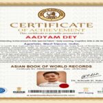 three year old agartala boy recognised by asian book of world records