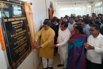 tripura cm urges peoples representatives to earn public trust through action inaugurates community hall in amtali