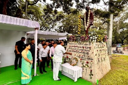 tripura governor leads gandhi jayanti tributes calls for renewed commitment to non violence transparency