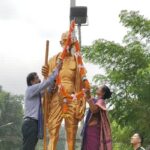 tripura mahatma gandhi jayanti celebrated with dignity at santirbazars unity park