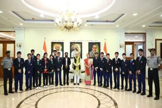tripuras arps students meet maharashtra governor jishnu dev varma in mumbai gain cultural exposure through know your india initiative